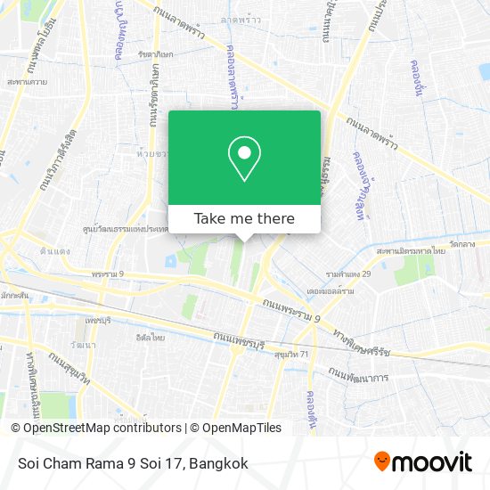 Soi Cham Rama 9 Soi 17 map