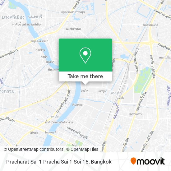 Pracharat Sai 1 Pracha Sai 1 Soi 15 map
