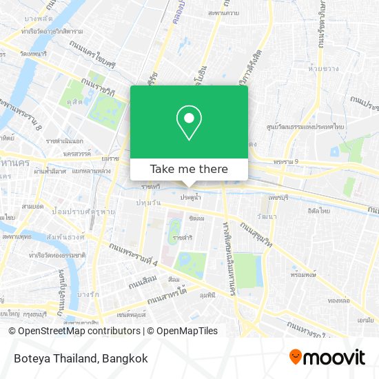 Boteya Thailand map