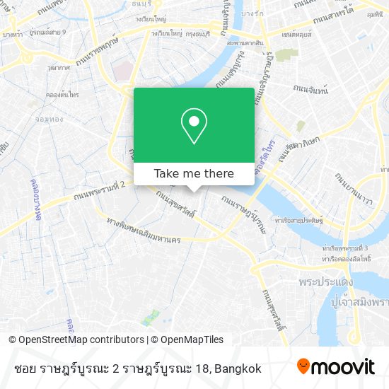 ซอย ราษฎร์บูรณะ 2 ราษฎร์บูรณะ 18 map