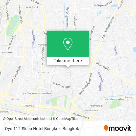 Oyo 112 Sleep Hotel Bangkok map