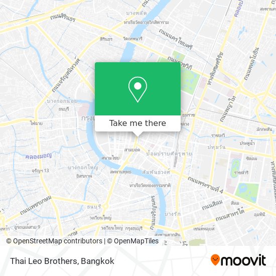 Thai Leo Brothers map