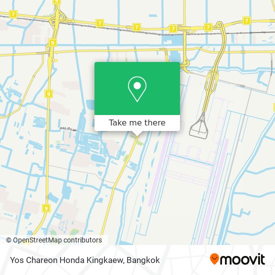 Yos Chareon Honda Kingkaew map