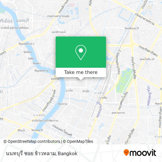 นนทบุรี ซอย ข้าวหลาม map