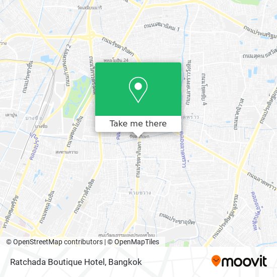 Ratchada Boutique Hotel map