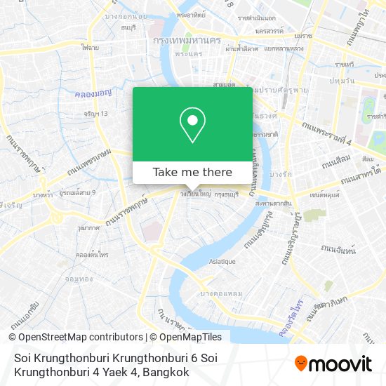 Soi Krungthonburi Krungthonburi 6 Soi Krungthonburi 4 Yaek 4 map