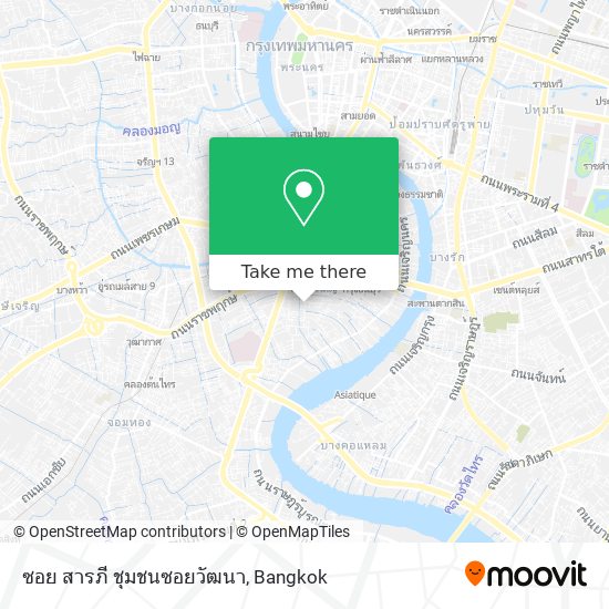 ซอย สารภี ชุมชนซอยวัฒนา map