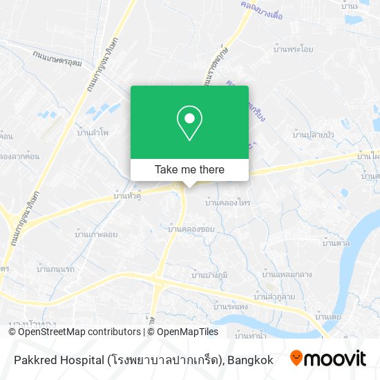 Pakkred Hospital (โรงพยาบาลปากเกร็ด) map