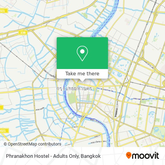 Phranakhon Hostel - Adults Only map