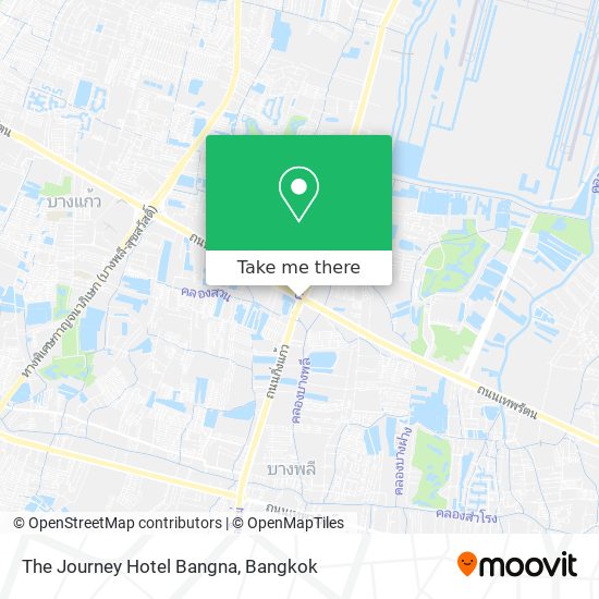 The Journey Hotel Bangna map