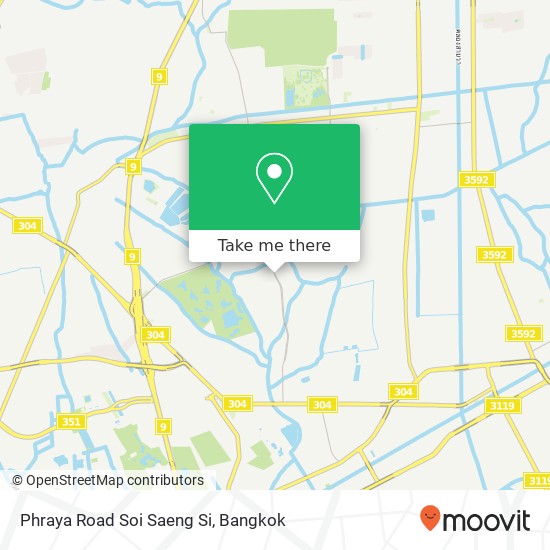 Phraya Road Soi Saeng Si, Khlong Sam Wa, Bangkok 10510 map