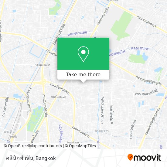 คลินิกทำฟัน map