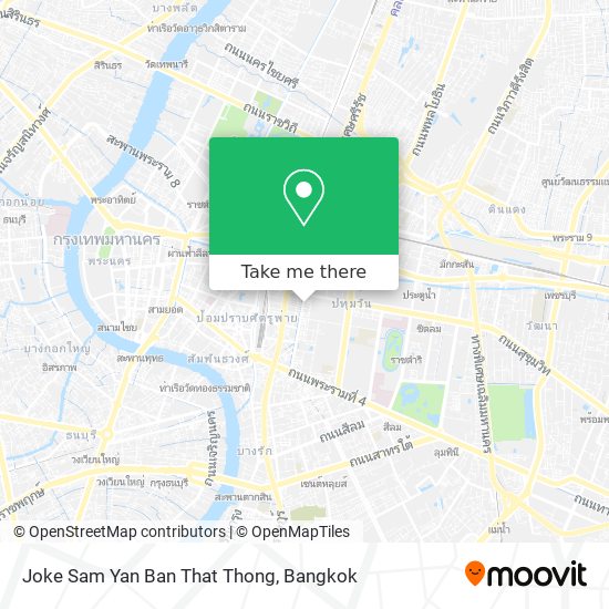 Joke Sam Yan Ban That Thong map