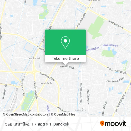 ซอย เสนานิคม 1 / ซอย 9 1 map