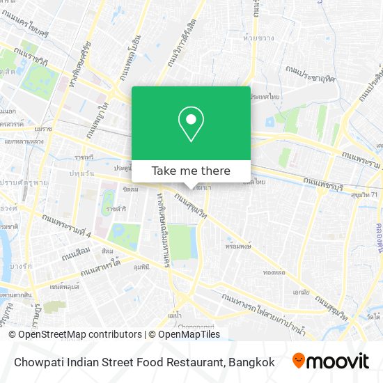 Chowpati Indian Street Food Restaurant map