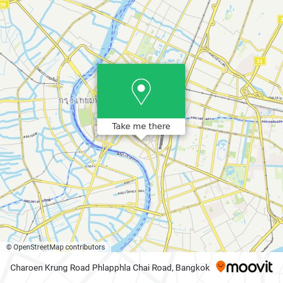Charoen Krung Road Phlapphla Chai Road map