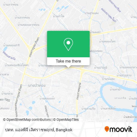 ปตท. แอลพีจี เลิศราชพฤกษ์ map