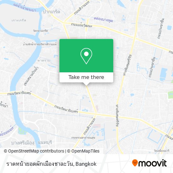 ราดหน้ายอดผักเมืองชาละวัน map