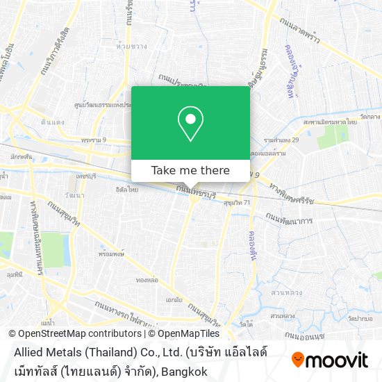 Allied Metals (Thailand) Co., Ltd. (บริษัท แอ็ลไลด์ เม็ททัลส์ (ไทยแลนด์) จำกัด) map
