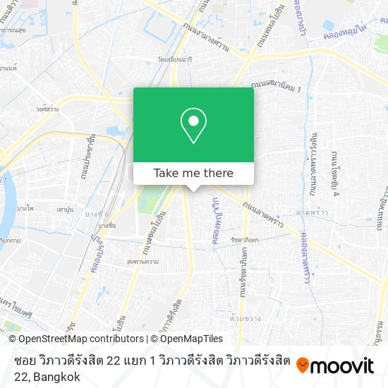 ซอย วิภาวดีรังสิต 22 แยก 1 วิภาวดีรังสิต วิภาวดีรังสิต 22 map