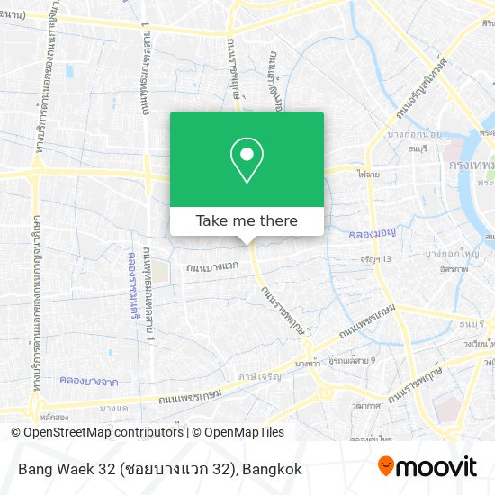 Bang Waek 32 (ซอยบางแวก 32) map