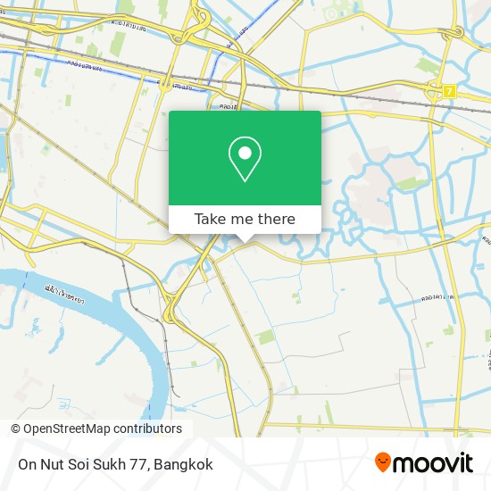 On Nut Soi Sukh 77 map