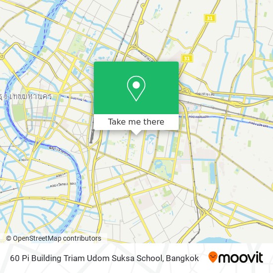 60 Pi Building Triam Udom Suksa School map