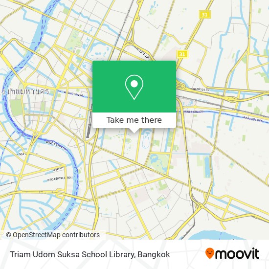 Triam Udom Suksa School Library map