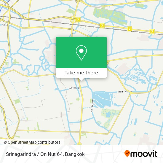 Srinagarindra / On Nut 64 map