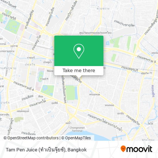 Tam Pen Juice (ทำเป็นจุ๊ยซ์) map