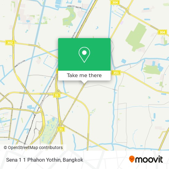 Sena 1 1 Phahon Yothin map