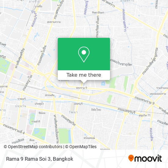 Rama 9 Rama Soi 3 map