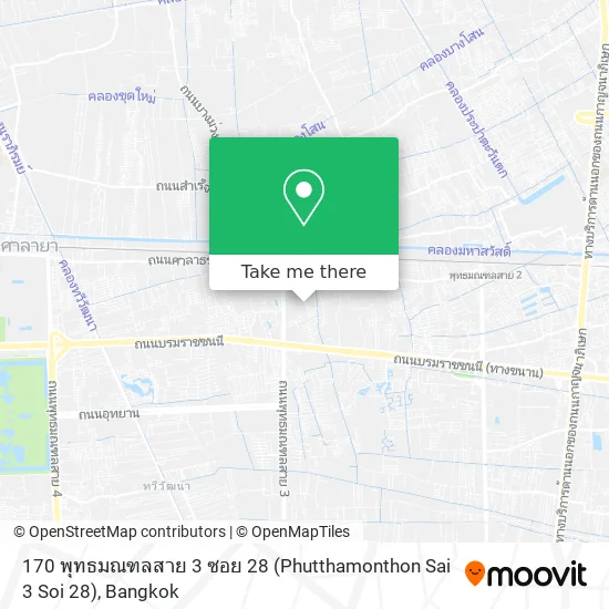 170 พุทธมณฑลสาย 3 ซอย 28 (Phutthamonthon Sai 3 Soi 28) map