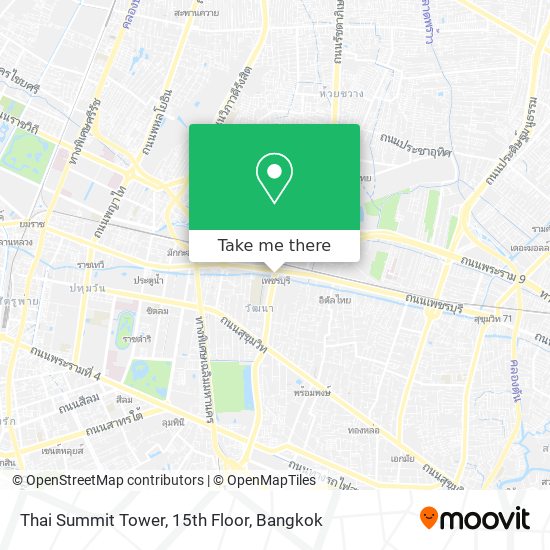 Thai Summit Tower, 15th Floor map