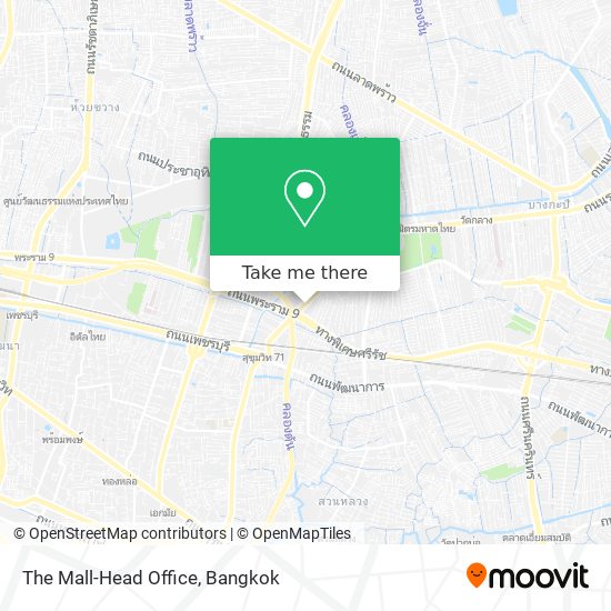 The Mall-Head Office map