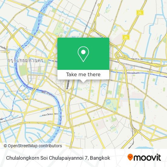 Chulalongkorn Soi Chulapaiyannoi 7 map