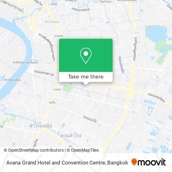 Avana Grand Hotel and Convention Centre map