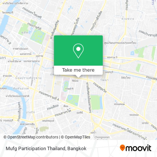 Mufg Participation Thailand map