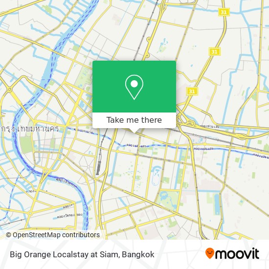 Big Orange Localstay at Siam map