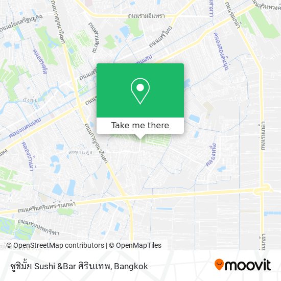 ซูชิมั้ย Sushi &Bar ศิรินเทพ map