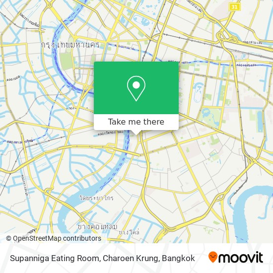 Supanniga Eating Room, Charoen Krung map