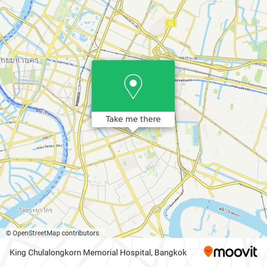 King Chulalongkorn Memorial Hospital map