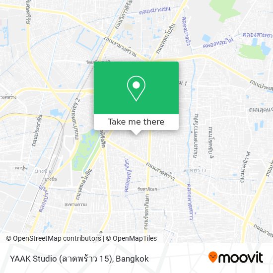 YAAK Studio (ลาดพร้าว 15) map