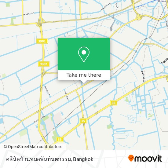 คลีนิคบ้านหมอฟันทันตกรรม map