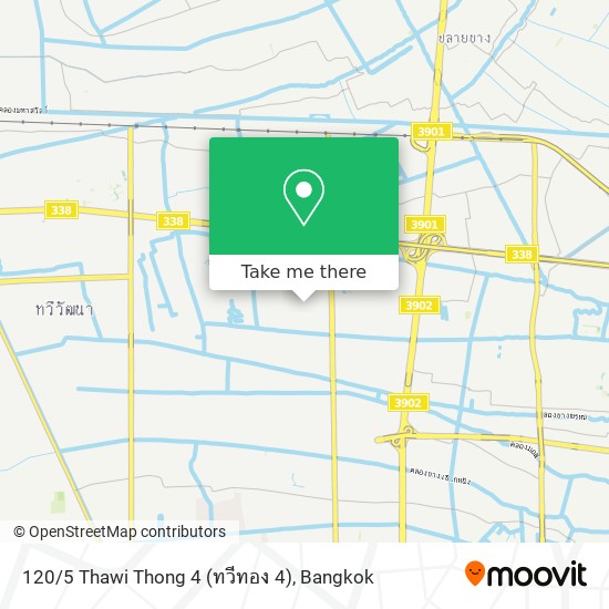 120/5 Thawi Thong 4 (ทวีทอง 4) map