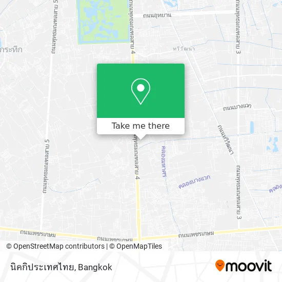 นิคกิประเทศไทย map
