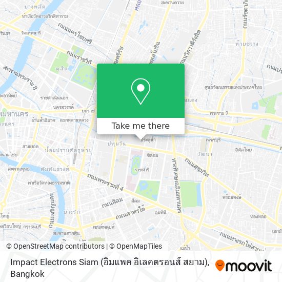 Impact Electrons Siam (อิมแพค อิเลคตรอนส์ สยาม) map