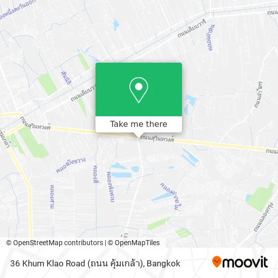 36 Khum Klao Road (ถนน คุ้มเกล้า) map