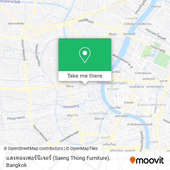 แสงทองเฟอร์นิเจอร์ (Saeng Thong Furniture) map