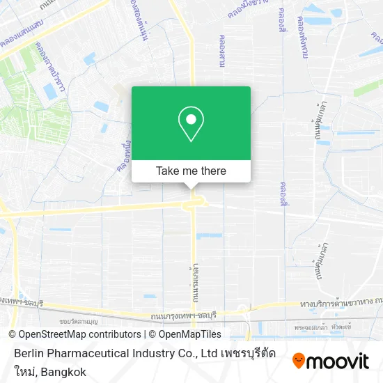 Berlin Pharmaceutical Industry Co., Ltd เพชรบุรีตัดใหม่ map